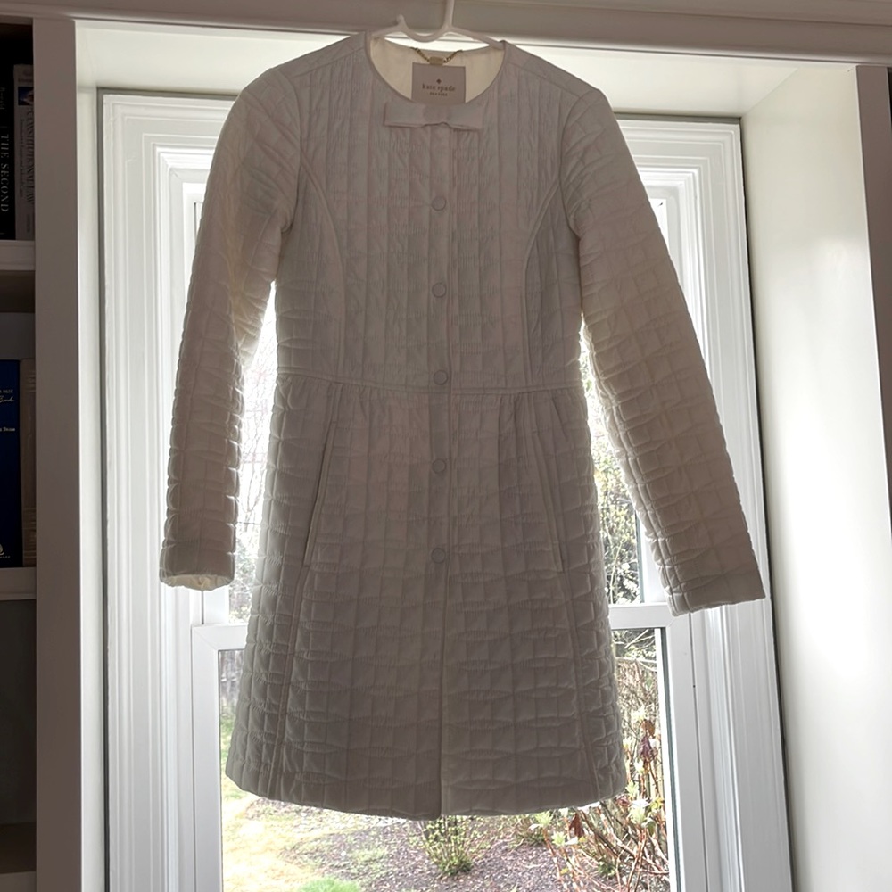 Kate Spade quilted, fitted jacket